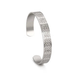 DAIIIBABYYY  -   Loop Celtic Cross Pattern Stainless Steel Bracelet for Men and Women Fashion Retro Good Luck Talisman Birthday Gift New