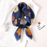 DAIIIBABYYY  -  New Spring Square Neck Scarf Women Bandana Hair Band Design Print Dot Female Foulard Headband Shawl Wrap Neckerchief