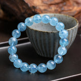 DAIIIBABYYY  -  Fashion Aquamarines Bracelets for Women Single Circle Crystal Bracelet Jewelry Romantic Casual Crystal Yoga Bracelet Drop Ship