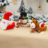 Daiiibabyyy Christmas Curtain Holder Santa Elk Cristmas Ornaments Merry Christmas Decorations For Home Xmas Gifts Noel Navidad 2024 New Year