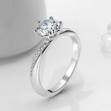 Daiiibabyyy 100% 925 Sterling Silver Ring Real Solid Wedding Jewelry Rings Engagement For Women Dropship Wholesale