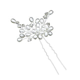 DAIIIBABYYY  - 1pc Bridal Hairpins Wedding Pearl Flower Crystal Bridesmaid Hair Pins metal gift women girl Hairdressing Hair Accessories