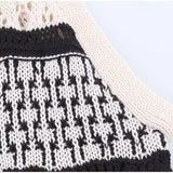 Daiiibabyyy  Women Knitted Hollow Out Mini Dresses Round Neck Sleeveless Off Shoulder Short Dress Lady Casual Summer Holiday Beach Robes