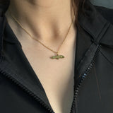 Daiiibabyyy  Vintage Metal Freedom Flying Bird Drop Pendant Necklace titanium steel  For Women Girls Man Long Chain Charm Jewelry Gifts