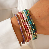 DAIIIBABYYY  -  Original Design Bohemian Charm Bracelets Women Gold Plated Natural Semi-Precious Stone Beads Pearl Copper Women's Gift