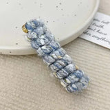 DAIIIBABYYY  -  New Korean Spiral Hair Ties High Elastic Telephone Cord Braid Hair Band Women Girls No Crease Ponytail Holder Hair Ropes