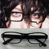 Daiiibabyyy  Y2K Crying Tears Teardrop Glasses Frame Unisex Retro Anime Cosplay Accessory Fashion Eyewear Costume Props for Makeup Party Gift