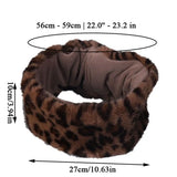 Daiiibabyyy  New Plush Headband Winter Warm Faux Fur Hairband Soft Elastic Hair Bands girls Fluffy Fur Coldproof Ear Warmer Warm Headbands