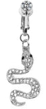 DAIIIBABYYY  -  1PC Fake Belly Button Ring Fake Belly Piercing Crown Clip On Umbilical Non Navel Fake Pircing Butterfly Cartilage Earring Clip