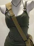 DAIIIBABYYY  -  Streetwear Green Women Backless Camisole Vintage Hollow Out Tank Top 2025 Summer Grunge Sexy Y2k Aesthetic Cropped Bodycon Vest