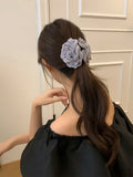 Daiiibabyyy  -  Danish Flower Hair Claw Clip New Style Popular French Style Hair Claws Korean Flower Claw Clip