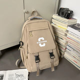 Daiiibabyyy  New Backpack for Middle School and High School Students, Simple and Versatile Backpack with Large Capacity