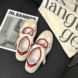 Daiiibabyyy  New Womens Mary Jane Shoes Exquisite Ballet Casual Shoes for Woman Fashion Hollow Out Sneakers Designer Shoes Zapatos Mujer