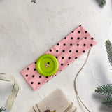 Daiiibabyyy  Summer Colorful Large Button Wave Point Hairband Korean Ins Y2K Retro Elastic Hairband Blogger Same Style Trendy Cool Hairband