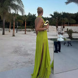 DAIIIBABYYY  -  Fashion O Neck Sleeveless Long Top + Skirt Women 2pc Set Sexy Hollow Out Backless Beach Suit Casual Pleated Holiday Party Outfit