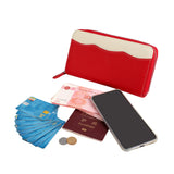 DAIIIBABYYY  -  Anti-theft Brush Card Holder Purse 2025 New RFID Genuine Leather Wallet Passport Holder Woman Clutch Bag