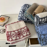 Daiiibabyyy  Jacquard Knitted Scarves For Women&Men Scarf Shawl Winter Warm Wraps Scarf Female Neck Scarf Shawls Unisex Coldproof ScarvesJ