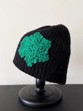 Daiiibabyyy  Crochet Snowflake Knitted Beanies Cap For Men&Women Winter Warm Unisex Hooded Hat Balaclava Cap Outdoor Ski Beanie Coldproof Hat