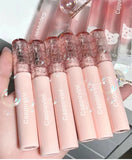Daiiibabyyy 6-Color Bubble Lip Gloss Mirror Liquid Lipstick Moisturizing Lip Gloss Lasting Sexy Lip Color Makeup Korean Cosmetics
