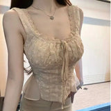 Daiiibabyyy  New Summer Glamorous Ladylike Flirty Strapless Bow Piece Fit Lace Bodysuit Pure Desire Style Top Women
