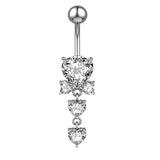 DAIIIBABYYY  -  Fashion Crystal Belly Piercing for Women Sexy Navel Ring Ombligo Belly Button Piercing Body Piercing Jewelry Wholesale