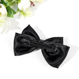 Daiiibabyyy  Fashion Heart Bow Hair Clips for Women - Satin Glitter Hair Accessories, Stylish Hair Ornament for Daily & Party Outfits