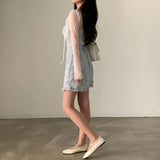 DAIIIBABYYY  -  Korean Splicing Fungus Edge Floral Suspender Dress Women Summer New Style French Small Fresh Lace Up Short Vestidos