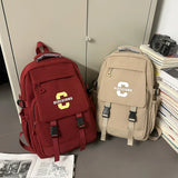 Daiiibabyyy  New Backpack for Middle School and High School Students, Simple and Versatile Backpack with Large Capacity