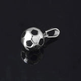 Daiiibabyyy Fashion Sports Football Necklace Pendant Crystal Links Chains Soccer Pendant Women Necklace Fit Athletic Fans Jewelry Gift