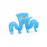 DAIIIBABYYY  -  8.8cm Medium Size Hair Claw Hairclip with Squares Headwear Accessories for Girls  Wave Shaped Euro-American Style INS