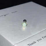 Daiiibabyyy  Stainless Steel Pink Ear Bone Nail for Women Sweet Cute Metal Zircon Water Drop Geometric Stud Earrings Y2K Jewelry Gifts