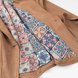 DAIIIBABYYY  -  Women's Autumn And Winter New Fashion Waist Strapped Suede Jacket Female Elegant Pocket Decorated High Street Casual Coat