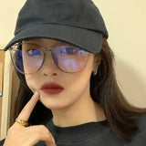 DAIIIBABYYY  -  New Transparent Computer Glasses Frame Women Men Anti Blue Light Round Eyewear Blocking Glasses Optical Spectacle Eyeglass
