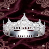 Daiiibabyyy  Luxury Wedding Crown Rhinestone Crystal Diadem Queen Crown Princess Tiaras Bridal Hair Jewelry Party Hair Accessories ﻿