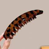 Daiiibabyyy  Simple Solid Color Banana Clip Convenient And Fashionable Hairpin Suitable For Women And Girls Hairpin Hair Accessories