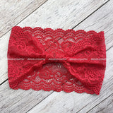 Daiiibabyyy  Vintage Lace Headband Fashion Scarf for Women Beach Travel Hair Accessories Stretchy Wide Band Hollow Out hair hoops