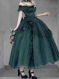 DAIIIBABYYY  -  Japan Lolita Fairy Skirt Elegant Lady Temperament Galaxy Skirt Lolita Bow Tail Princess Skirt Fairy Skirt