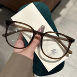 DAIIIBABYYY  -  Anti Blue 0 -1 -1.5 ~ -4.0 Round Finished Myopia Glasses Women Student Computer Shortsighted Eyewear Prescription Eyeglasses