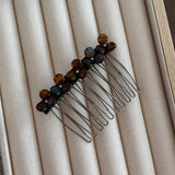 DAIIIBABYYY  -  Korean Style Elegant Bun Inverted Hair Comb Flowers Barrettes New Bangs Broken Hair Finishing Updo Gadget Hair Accessories