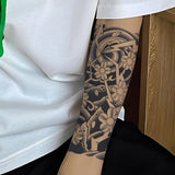 Daiiibabyyy  1 Sheet Herbal Finger Tattoo Sticker Waterproof and Long-lasting Temporary Tattoo