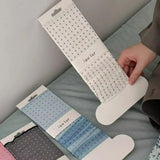 Daiiibabyyy  Colorful Ins Polka Dot Socks for Summer Thin Silk Sheer Breathable Leg Warmers Cute Footless Ankle Cuffs Trendy Calf Sleeves