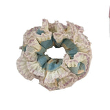 Daiiibabyyy  1 Pcs Women's Hair Scrunchies French Gentle Sweet Color Blocked Hair Ties Fashion Large Size High Elasticity Hair Accessories