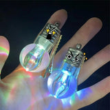 Daiiibabyyy  New Funny Light Bulb Hairpin Female Luminous Duckbill Hair Clip Dancing Party Led Headwear Glowing Light Bulb Hair Accessories