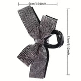 Daiiibabyyy  1 Pc Large Size Full-Pointed Butterfly Knot Hairpin for Capturing Hair Volume. Elegant and Sophisticated Hair Accessory for the