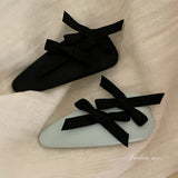Daiiibabyyy - Ballet Bow Barrettes BB Clip Retro Easy Matching Elegant Classic Bang Clip Shredded Hairpin New Female Headwear