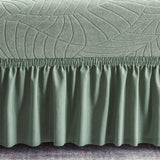 DAIIIBABYYY  -  1pc Jacquard Waterproof Sofa Slipcover Non-slip Stretch Sofa Cover Skirt Couch Cover for Bedroom Office Living Room Home Decor