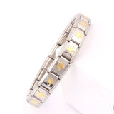 DAIIIBABYYY  -  Stainless Steel Stars Heart Butterfly Elastic Italian Links Charm Bracelet 9mm Width Simple Design Bangle Men Women DIY Jewelry