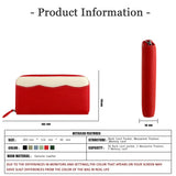 DAIIIBABYYY  -  Anti-theft Brush Card Holder Purse 2025 New RFID Genuine Leather Wallet Passport Holder Woman Clutch Bag