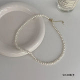 Daiiibabyyy  Retro double-layer pearl necklace light luxury literary niche design high-end sense pendant collarbone high-end neck chain