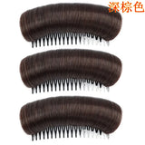 Daiiibabyyy  Wig Cushion Stable Hair Roots Volumizing Fiber Insert Comb Invisible Fluffy Hair Pad Female Heightening Artifact Hairstyle Tool